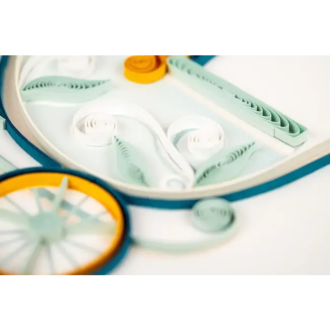 Quilling Card - Baby Buggy