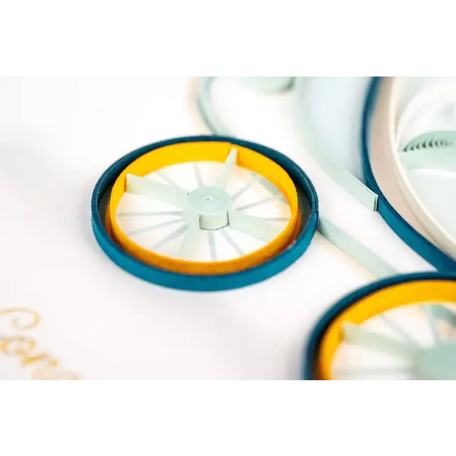 Quilling Card - Baby Buggy