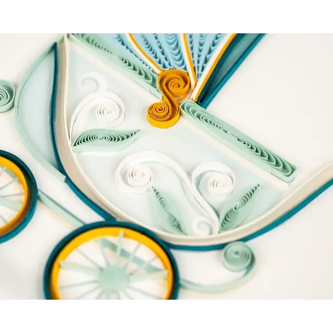 Quilling Card - Baby Buggy