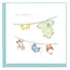 Vietnam Quilled Card - Baby Clothesline