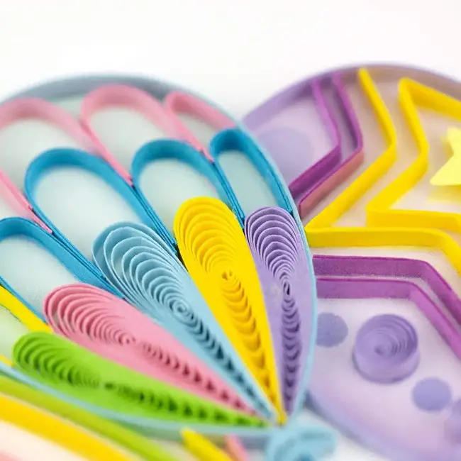 Quilling Card - Birthday Balloon Surprise