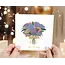 Quilling Card - Birthday Hydrangea Bouquet