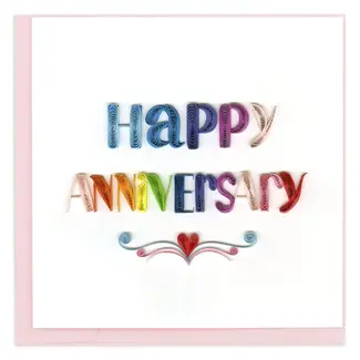 Vietnam Quilling Card - Happy Anniversary