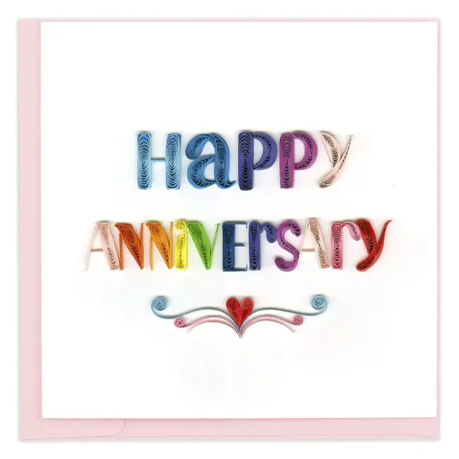 Quilling Card - Happy Anniversary