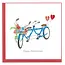 Quilling Card - Happy Anniversary Tandem Bicycle