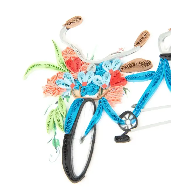 Quilling Card - Happy Anniversary Tandem Bicycle