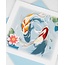 Quilled Card - Koi Fish Pond
