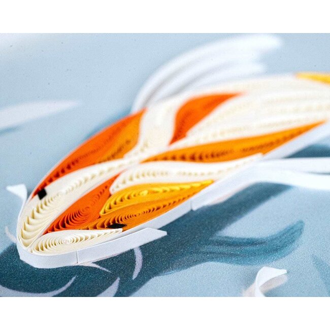 Quilled Card - Koi Fish Pond
