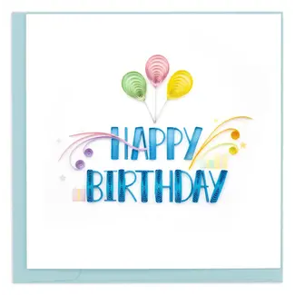 Vietnam Quilling Card - Nouveau Birthday