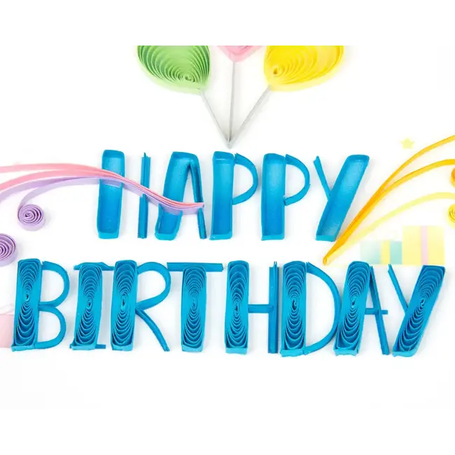 Quilling Card - Nouveau Birthday