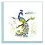 Quilled Card - Posing Peacock