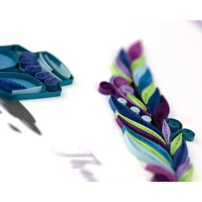 Quilling Card - Thank You Quill & Ink