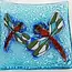 Ecuador Fused Glass Dish - Dragonfly