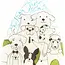 Ecuador Night Light - Fused Glass Pack of Dogs Plotting