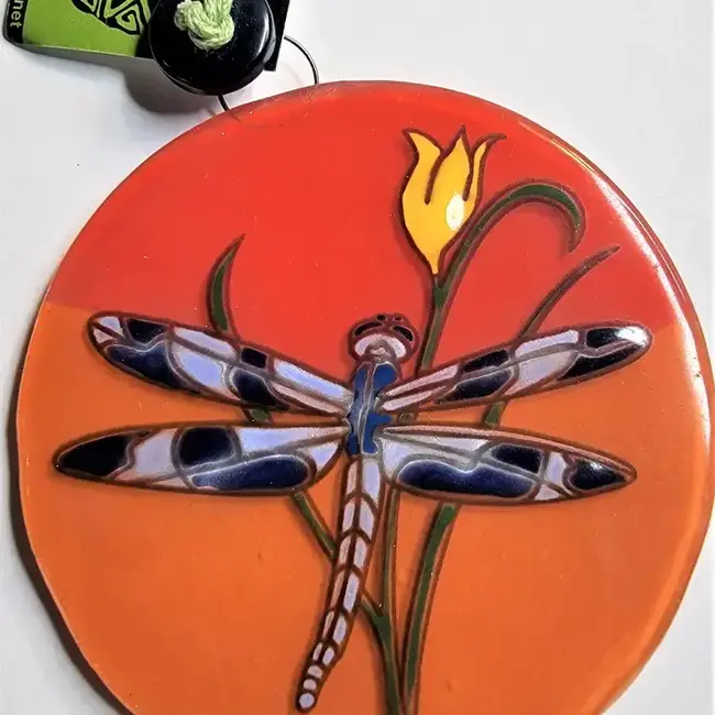 Fused Glass Ornament - Dragonfly