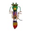 Motorcycle Frog Metal Sculpture
