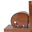 Sheesham Wood Bookends - Elephant