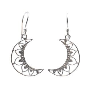 India Crescent Moon Earrings