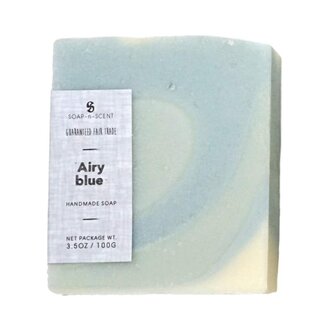 Thailand Soap Bar - Airy Blue  100g Thailand Soap Bar - Airy Blue  100g