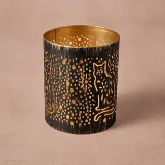 India Taara Cat Tealight Holder