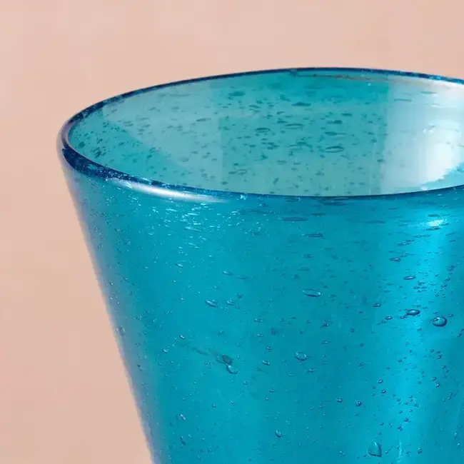 Sama Blue Handblown Cocktail Glass