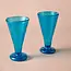 Sama Blue Handblown Cocktail Glass