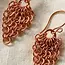 Alma Copper Waterfall Drop Earrings