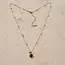 Ambar Glass Bead & Pearl Pendant Necklace