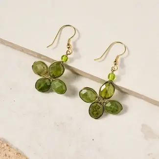 India Mahi Vessonite Earrings India Mahi Vessonite Earrings