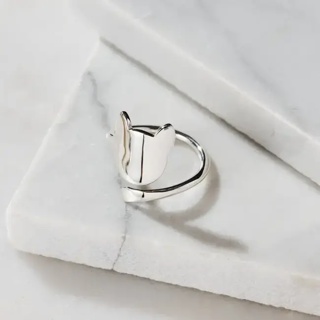 Cat Tails Sterling Silver Ring