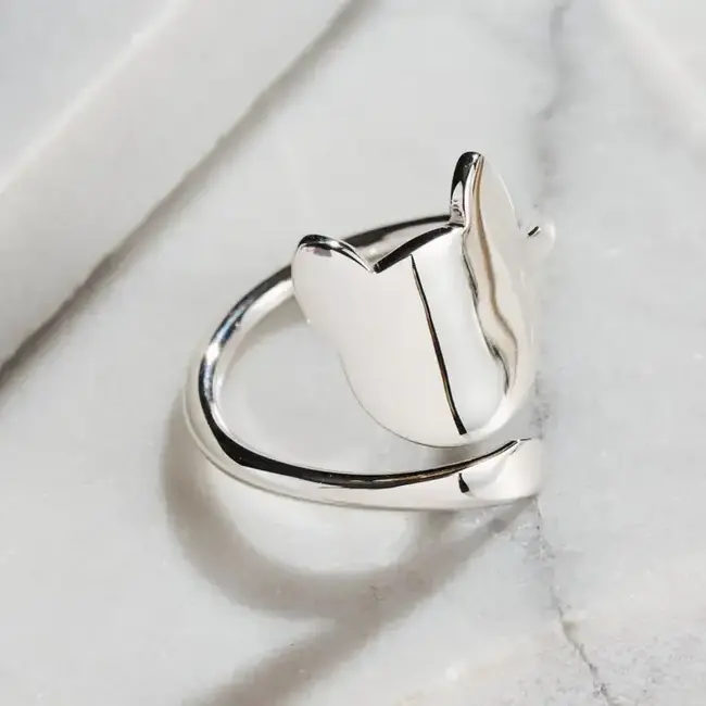 Cat Tails Sterling Silver Ring