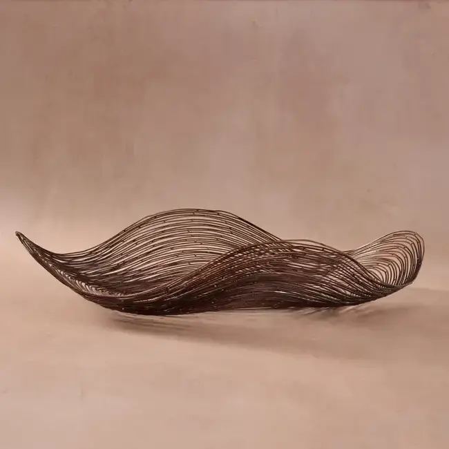 Lahar Wavy Wire Bowl