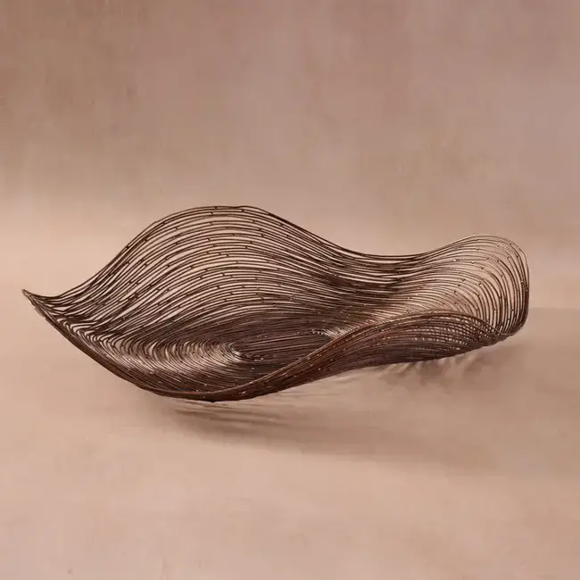 Lahar Wavy Wire Bowl