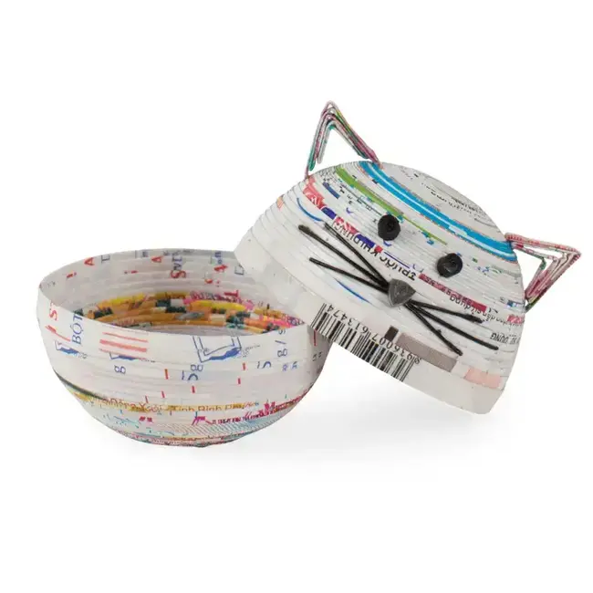 Recycled Paper Cat Box