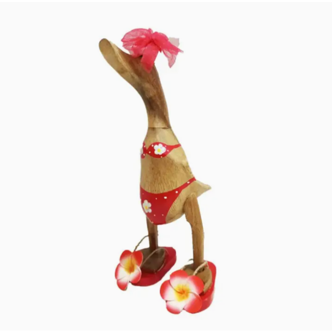 Bamboo Root Duck Sculpture