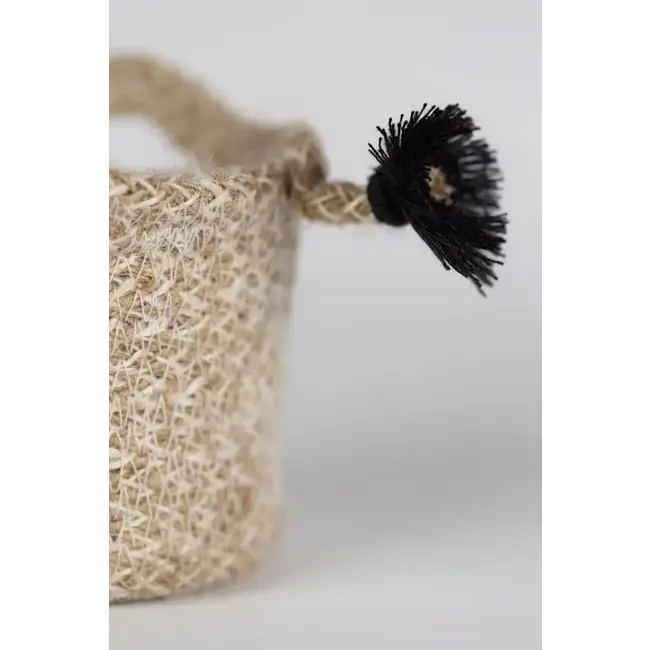 Cat Face Jute Basket