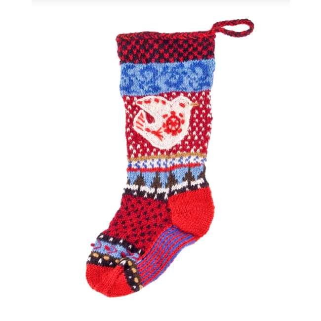 Knit Wool Christmas Stocking