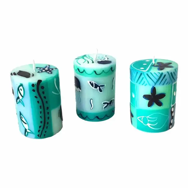 Hand Painted Votive Candle