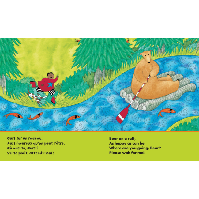 Bear on a Bike (French & English) - Paperback