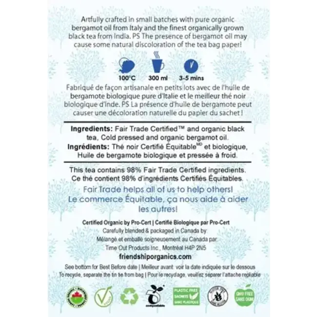 Friendship Organics Earl Grey Tea Twin Pack