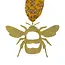 India Brass Bee Ornament