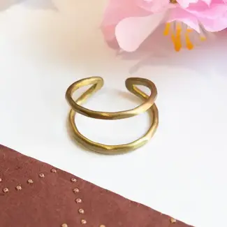 India Open Arc Ring - Gold