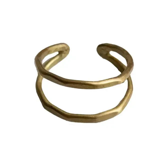 Open Arc Ring - Gold