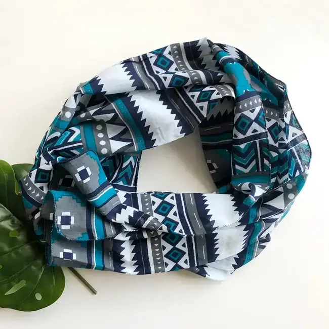 Tribal Geo Print Scarf
