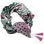 Ikat Patchwork Scarf - Gray
