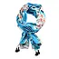 Topography Scarf/Sarong - Turquoise