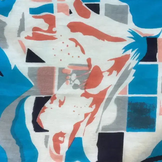 Topography Scarf/Sarong - Turquoise