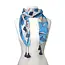India CLEARANCE Topography Scarf/Sarong - Turquoise