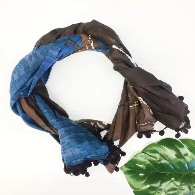 CLEARANCE Horizon Scarf/Sarong- Chocolate