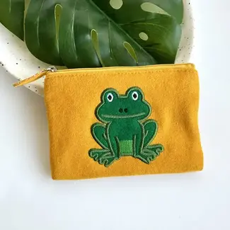 Vietnam Felt  Coin Purse - Frog